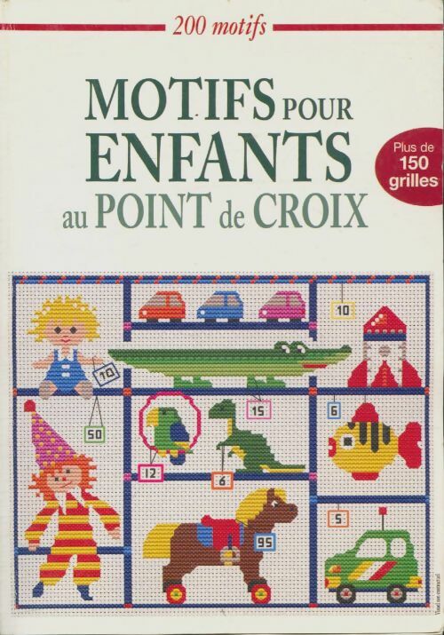 Livrenpoche : Motifs pour enfants au point de croix - Collectif - Livre
