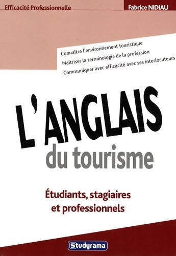 Livrenpoche : L'anglais du tourisme - Fabrice Nidiau - Livre