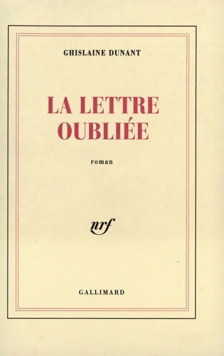 Livrenpoche : La lettre oubliée - Ghislaine Dunant - Livre