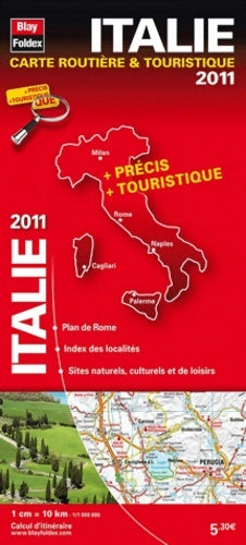 Livrenpoche : Italie carte routière et touristique 2011 - Blay-Foldex - Livre