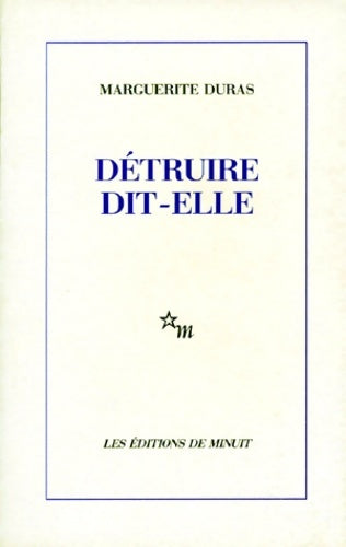 Livrenpoche : Détruire dit-elle - Marguerite Duras - Livre
