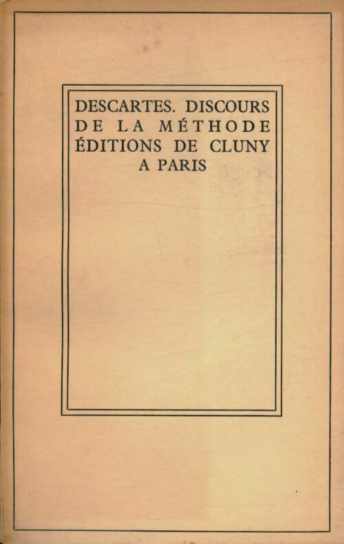 Livrenpoche : Discours de la méthode - René Descartes - Livre