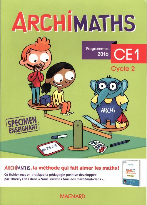 Livrenpoche : Archimaths CE1 2016 - Collectif - Livre