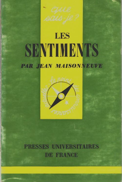 Livrenpoche : Les sentiments - Jean Maisonneuve - Livre