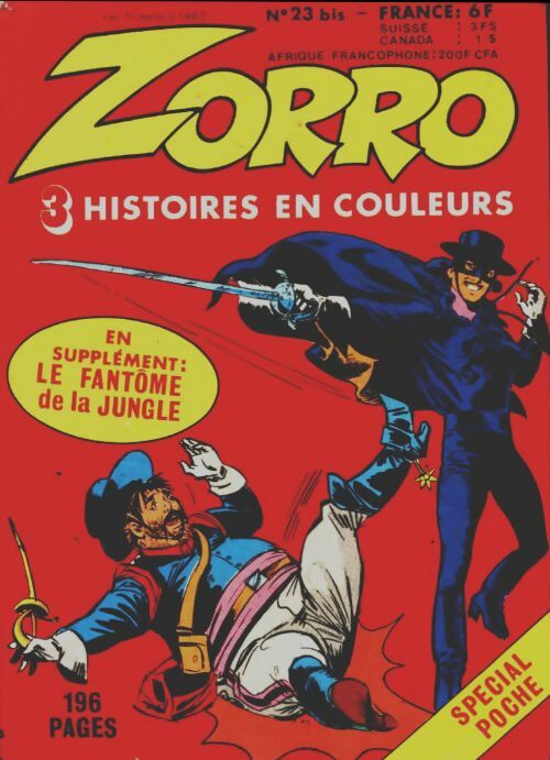 Livrenpoche : Zorro n°23 bis : La trahison de l'alcade - Collectif - Livre
