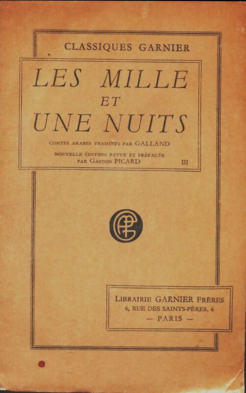 Livrenpoche : Les mille et une nuits Tome III - Collectif - Livre