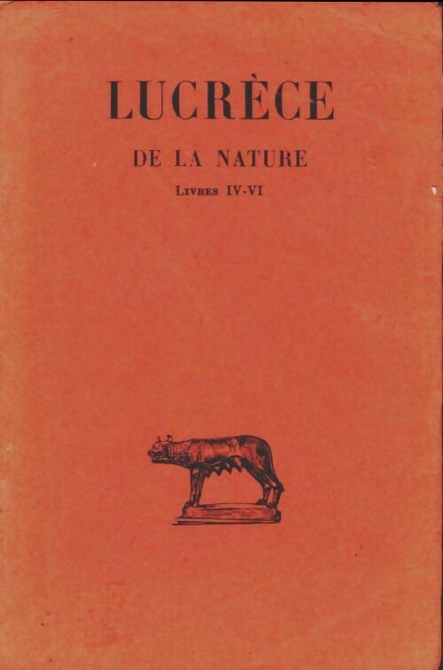 Livrenpoche : De la nature livres IV-VI - Lucrèce - Livre