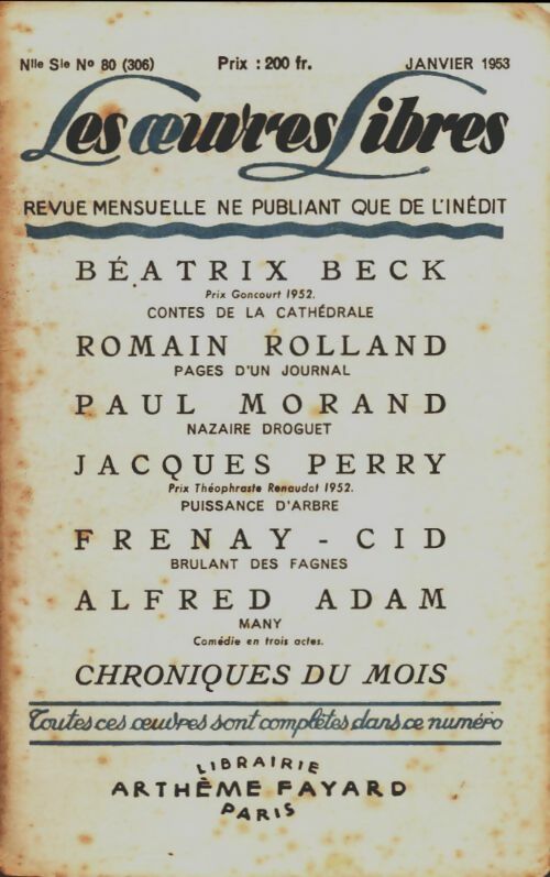 Livrenpoche : Les oeuvres libres n°80 - Collectif - Livre