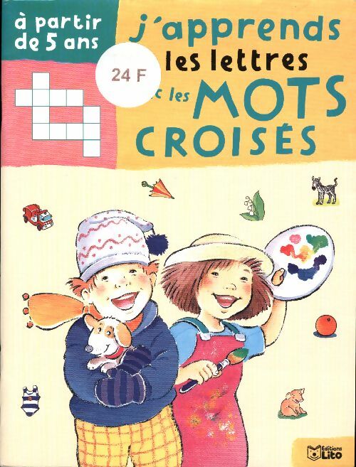Livrenpoche : J'apprends les lettres avec les mots croisés - Virginie Verlet - Livre