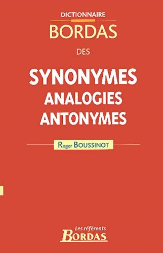 Livrenpoche : Dictionnaire des synonymes 2003 (ancienne edition) - Robert Boussinot - Livre