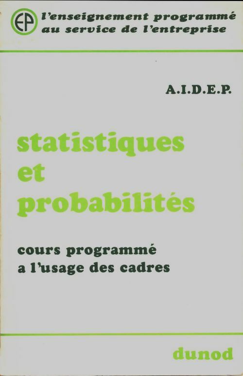 Livrenpoche : Statistiques et probabilités - Collectif - Livre