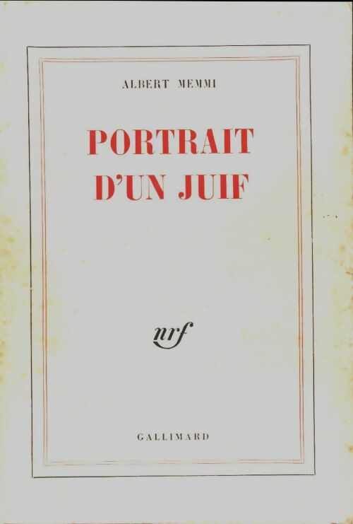 Livrenpoche : Portrait d'un juif - Albert Memmi - Livre