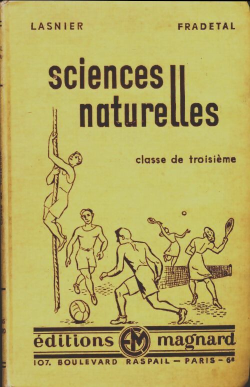 Sciences naturelles 3e - Eugène Lasnier -  Magnard GF - Livre