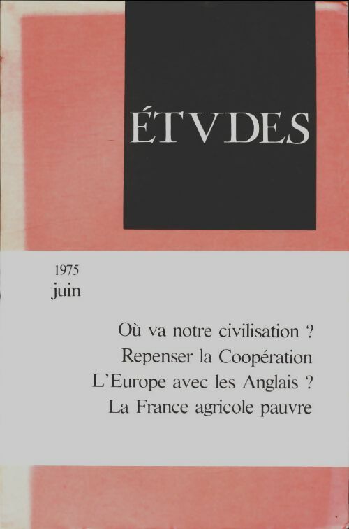 Livrenpoche : Études juin 1975 - Collectif - Livre