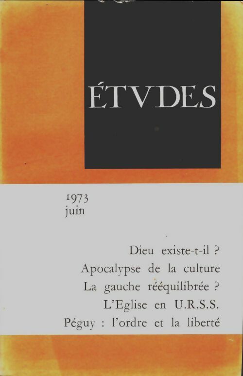 Livrenpoche : Études juin 1973 - Collectif - Livre