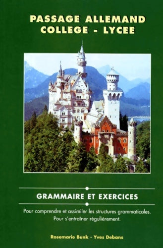Livrenpoche : Passage allemand collège lycée - Bunk - Livre