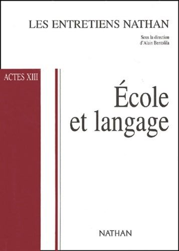 Livrenpoche : Les entretiens Nathan - Collectif - Livre