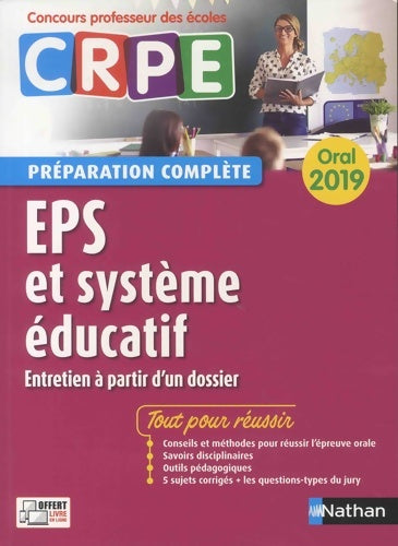 Livrenpoche : Eps - système éducatif - oral 2019 - préparation complète - crpe - Catherine Christin - Livre