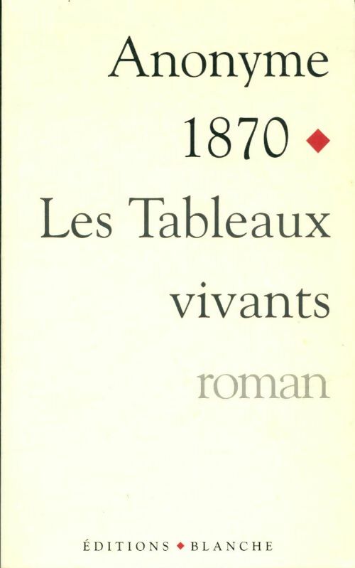 Livrenpoche : Les tableaux vivants - Anonyme - Livre