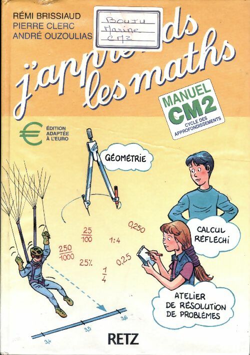 Livrenpoche : J'apprends les maths CM2 - Rémi Brissiaud - Livre