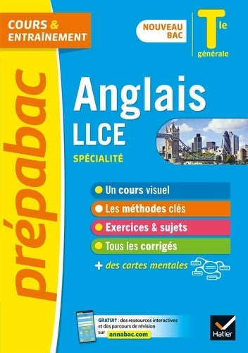 Livrenpoche : Anglais LLCE Terminale générale (spécialité) 2022 - Christine Bitaillou - Livre