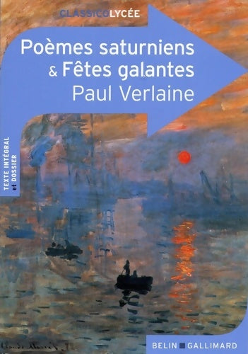 Livrenpoche : Poèmes saturniens / Fêtes galantes - Paul Verlaine - Livre