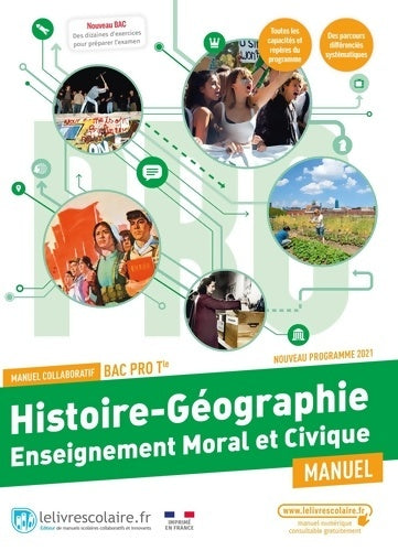 Histoire géographie EMC Terminale bac pro - Collectif -  Lelivrescolaire GF - Livre
