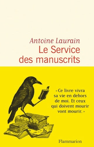 Livrenpoche : Le service des manuscrits - Antoine Laurain - Livre