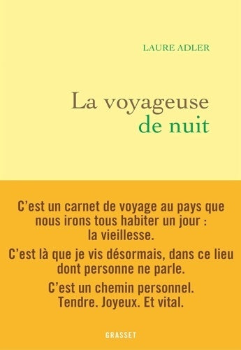 Livrenpoche : La voyageuse de nuit - Laure Adler - Livre