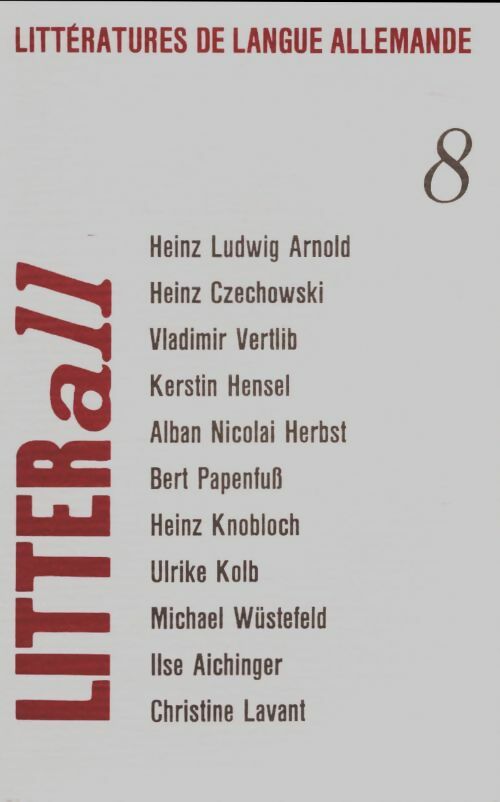 Livrenpoche : Litterall n°8 - Collectif - Livre