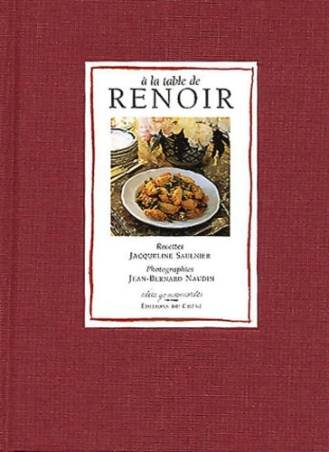 Livrenpoche : A la table de Renoir - Jacqueline Saulnier - Livre