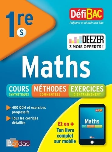 Livrenpoche : Maths 1ère S - Fabien Aoustin - Livre