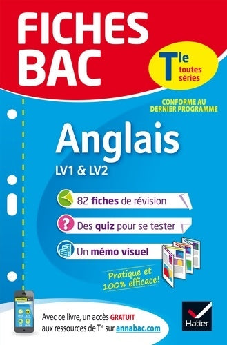 Livrenpoche : Anglais LV1-LV2 terminales - Malavieille - Livre