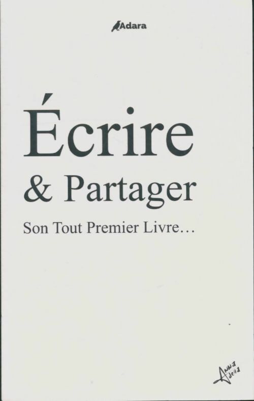 Livrenpoche : Écrire & partager son tout premier livre - Adera - Livre