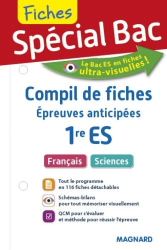 Livrenpoche : Compil de fiches épreuves anticipées 1re ES - Collectif - Livre