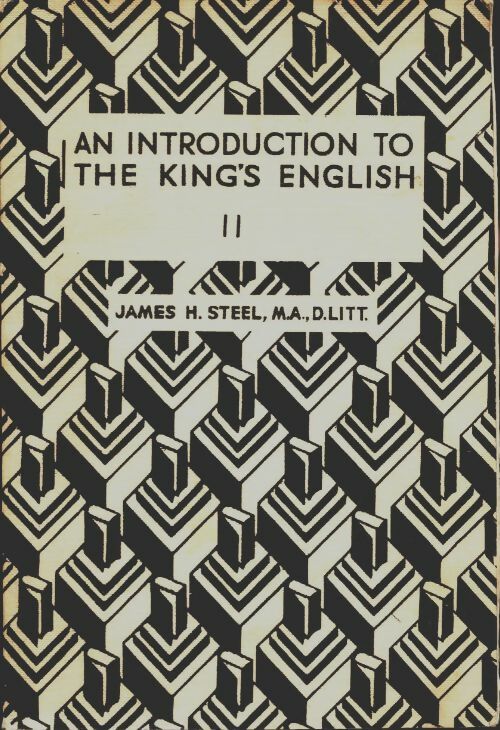 Livrenpoche : An introdiction to the king's english Tome II - James H Steel - Livre