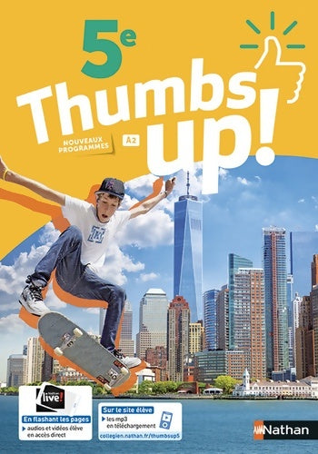 Livrenpoche : Thumbs up ! 5e - Collectif - Livre