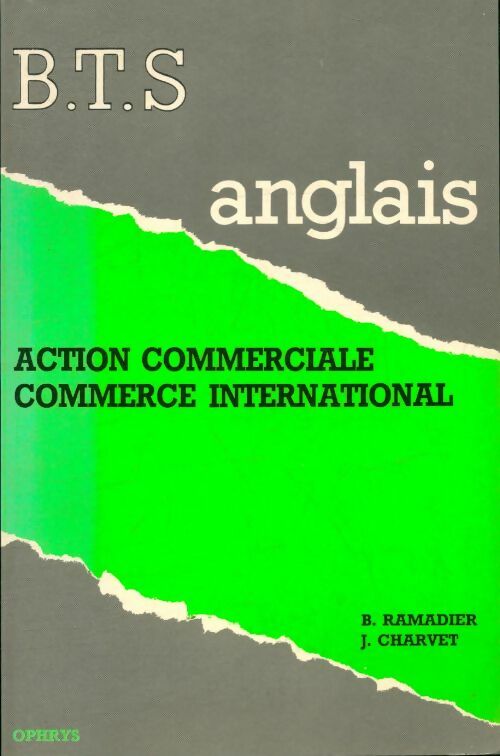 Livrenpoche : Anglais BTS action commerciale / commerce international - Bernard Jacqueline; Ramadier - Livre