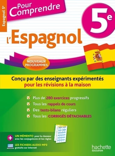 Livrenpoche : Pour comprendre espagnol 5e - Marie Ange Richiero - Livre