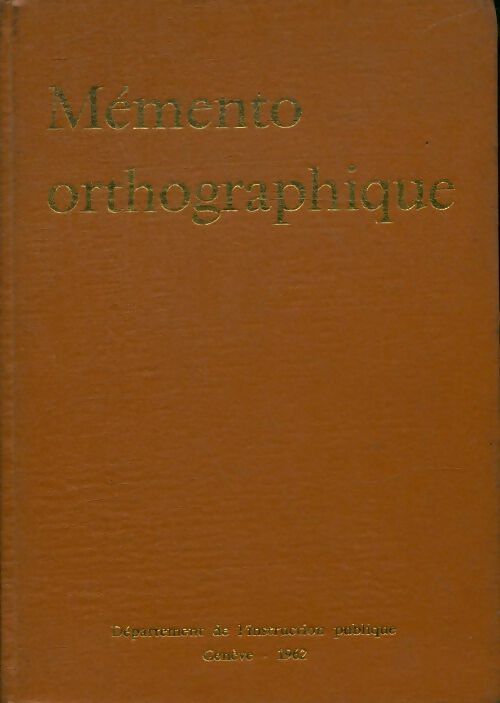 Livrenpoche : Mémento orthographique - Claude Bois - Livre