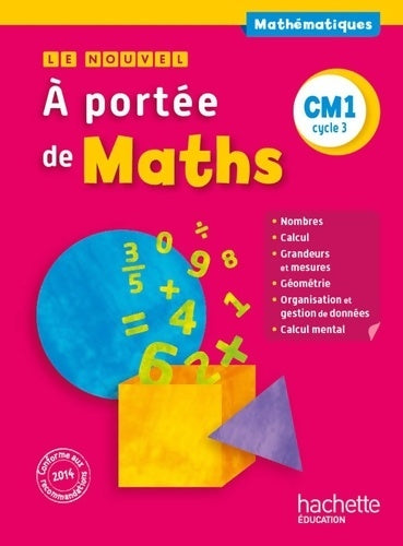 Livrenpoche : Le nouvel à portée de maths CM1 - Jean-Claude Lucas - Livre