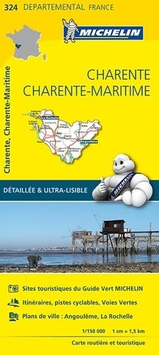Livrenpoche : Charente Charente-Maritime 1/150 000 - Collectif - Livre