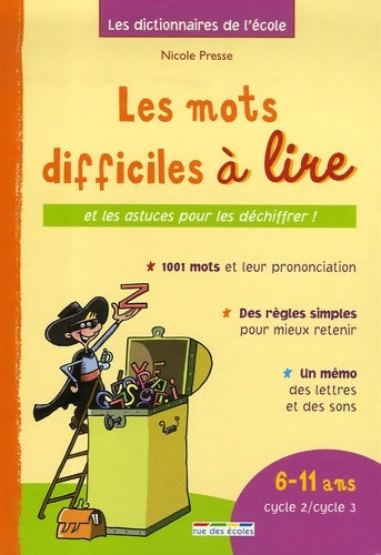 Livrenpoche : Les mots difficiles à lire - Nicole Presse - Livre