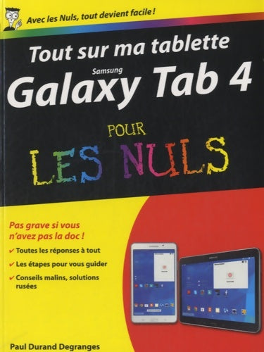 Livrenpoche : Tout sur ma tablette samsung galaxy tab 4 pour les nuls - Paul Durand-degranges - Livre