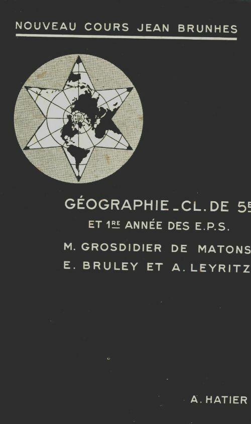 Livrenpoche : Géographie 5e et 1ère année de EPS - Collectif - Livre
