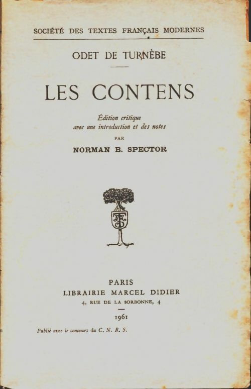 Livrenpoche : Les contens - Odet De Turnèbe - Livre