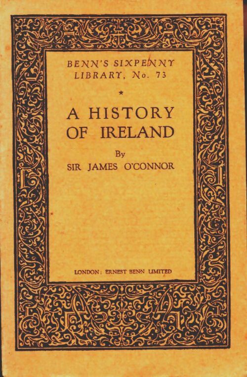 Livrenpoche : A hisotry of Ireland - James O'Connor - Livre