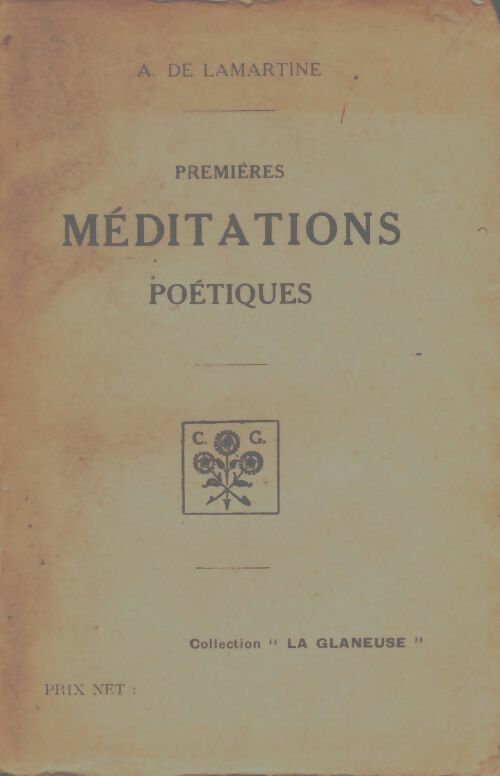 Livrenpoche : Premières méditations poétiques - Alphonse De Lamartine - Livre
