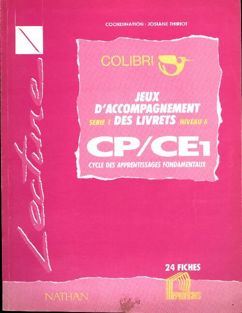 Livrenpoche : Jeux d'accompagnement des livrets Série Niveau 6 - Jean-Marie Thiriot - Livre