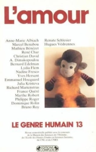 Livrenpoche : Genre humain n°13 : L'amour - Anne-Marie Albiach - Livre
